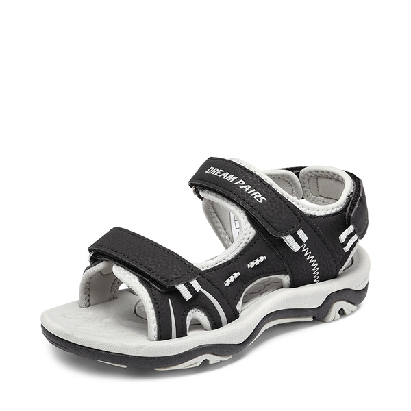 Boys And Girl Athletic Sandals - BLACK LIGHT GREY -  0
